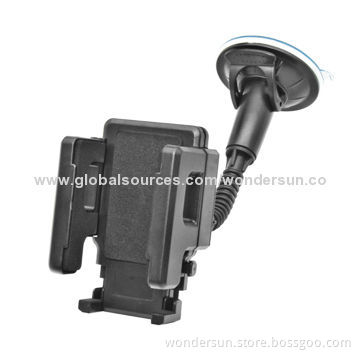 Car Mobile Phone Mount Holder, Windshield and Dashboard Available, Easy to Install